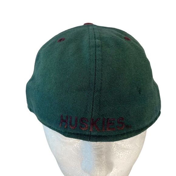 Vintage Washington Huskies Hat New Era Wool 5950 Model Fitted 7 3/8 UW Baseball - Picture 4 of 6
